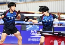 [포토] 제67회 픽셀스코프 전국종별탁구 여고복식 우승 김서윤-이승미
