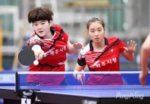 회장기 실업탁구 재개, 시·군부 개인전 끝 남성빈, 문현정 남녀우승