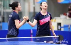 회장기 실업탁구 재개, 시·군부 개인전 끝 남성빈, 문현정 남녀우승