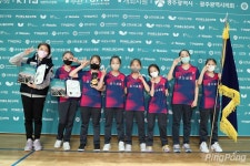 [종별탁구] 여자 U-13부 단체전 우승 경기 새말초등학교