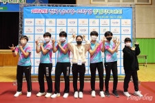 안양여중, 60회 중·고종별 탁구 여중부 단체전 우승