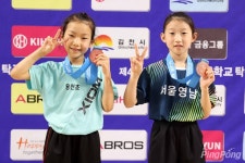 승수 동생도 1등 했네! 이예서 회장기 초등탁구 여자 1-2학년부 단식 우승