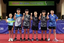 이승수 1위! 호프스 탁구 국가대표 남자팀 멤버들!