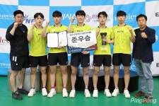 출전 대회마다 우승하는 산청군청, 춘계 실업탁구 전 종목 석권