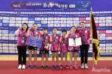 의정부새말, 교보컵 꿈나무탁구대회 여자단체전 우승!