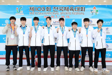 대광고, 남자 19세 이하부(고등부) 단체 금메달! 제103회 전국체전 탁구경기