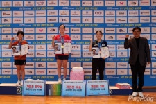 유승민 IOC위원배 탁구대회 여자6학년부 입상자들, 우승 이혜린