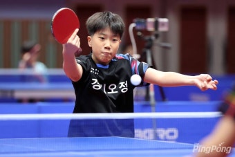유승민 IOC위원배 탁구대회 남자4학년부 입상자들, 우승 유선웅