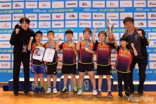 의령남산초등학교, 유승민 IOC위원배 탁구대회 U9 남자단체전 우승