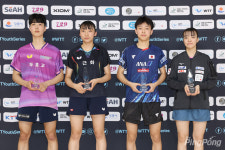 [포토] WTT 유스컨텐더 강릉 U19 혼합복식 입상자들, 한국 2위, 3위