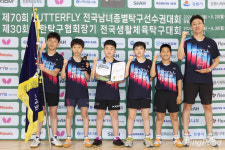 대전동문-영천포은, 남녀초등부 독점한 미래 들! 70회 종별탁구선수권