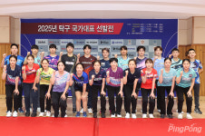 박강현, 김성진 최종전 남녀 1위, 2025년 한국탁구 얼굴 들