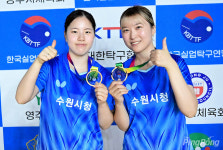 산청군청-대전시설공단 2025 내셔널컵 실업탁구대회 남녀단체전 우승