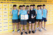[포토] #대전동산고_우승, #58회_문체부_학생종별탁구 #남고부_단체전_입상팀들