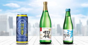롯데칠성, 청하·백화수복 등 출고가 조기 인하…17일부터 적용
