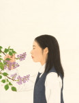 [전시]전통 채색으로 비단에 담은 소녀, 백지혜 개인전 ‘어떤 시절’