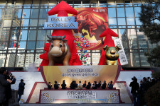 증시 활황을 기원하며[포토]