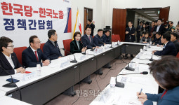 자유한국당-한국노총 정책 간담회[포토]
