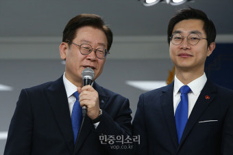 신년 인사말하는 이재명[포토]