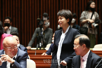 당선인총회 참석하는 김은혜[포토]