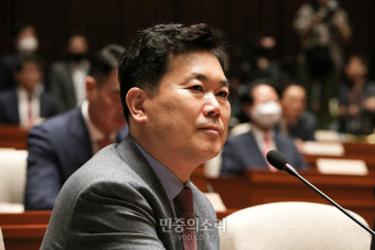 당선인총회 참석한 김승수[포토]