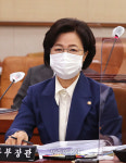 국감 출석한 추미애 장관[포토]