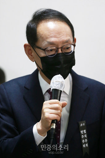 법사위 앞에서 발언하는 김도읍[포토]