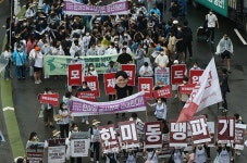 한미일 군사협력 반대한다