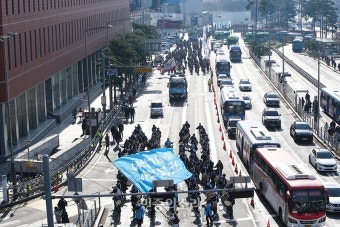 이석기 의원 사면복권 촉구 행진