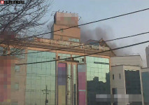 청주시 대형사우나 화재로 90여명 대피, 1명 화상