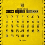 전남드래곤즈 2023시즌 등번호 공개 발디비아 10, 아스나위 14