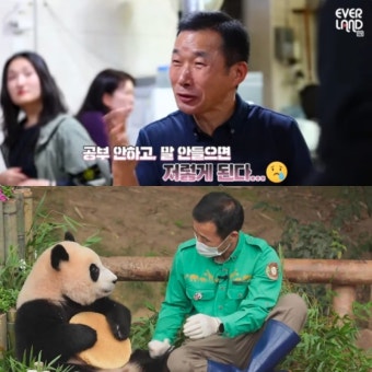 ‘푸바오 할아버지’ 강철원 사육사에게 “공부 안하면 저렇게 된다”던 관람객