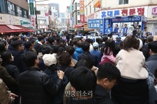 이재명 대표 송파갑 지역구 찾아 조재희 후보 지원유세