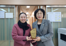 김명숙 천안시의원, 사회복지법인 한빛인 감사패 수상