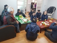 월성본부, 설 맞이 인접마을 방문