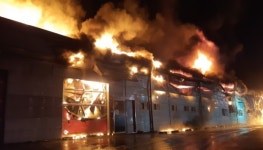 충주 참기름공장 화재...4억9000만원 피해