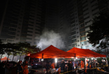 서울 목동 아파트 변전실 화재...972세대 정전