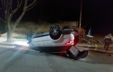 부산 남구 SUV 전복사고...60대 음주운전