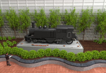 동인천역 북광장에 기차 테마거리 만든다