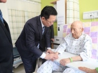 박남춘 인천시장, 3ㆍ1절 앞두고 박찬규 애국지사 방문