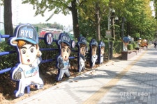 인천 동구 류현진 야구거리 방치 ··· 전시품에 곰팡이