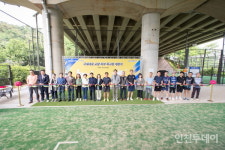 인천 서구, 국제대로 하부에 족구장 새 단장