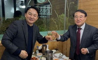 원희룡·윤형선 만찬, 