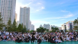 [서산] 새싹공원, 힙합 비트에 들썩... 스트릿 댄스 축제 열기