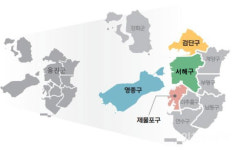 인천 31년 만에 행정지도 바뀐다··· 검단·서해·영종·제물포구 출범