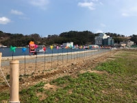 거제시 능포수변공원, 바람개비로 관광객 맞이