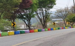 잣향기 자전거길 도로경관 이미지 UP