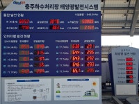 충주시, 공공하수처리장 태양광발전설비 설치