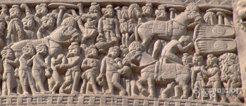 [붓다의 발자국, 불족적] 붓다의 발, 무불상 시대 석가여래의 상징