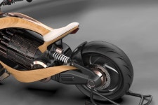 뉴론모터스가 공개한 나무로 만든 전기 오토바이